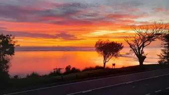 Scenic view of Sigatoka's Coral Coast with lush green hills, tropical forest, and turquoise ocean